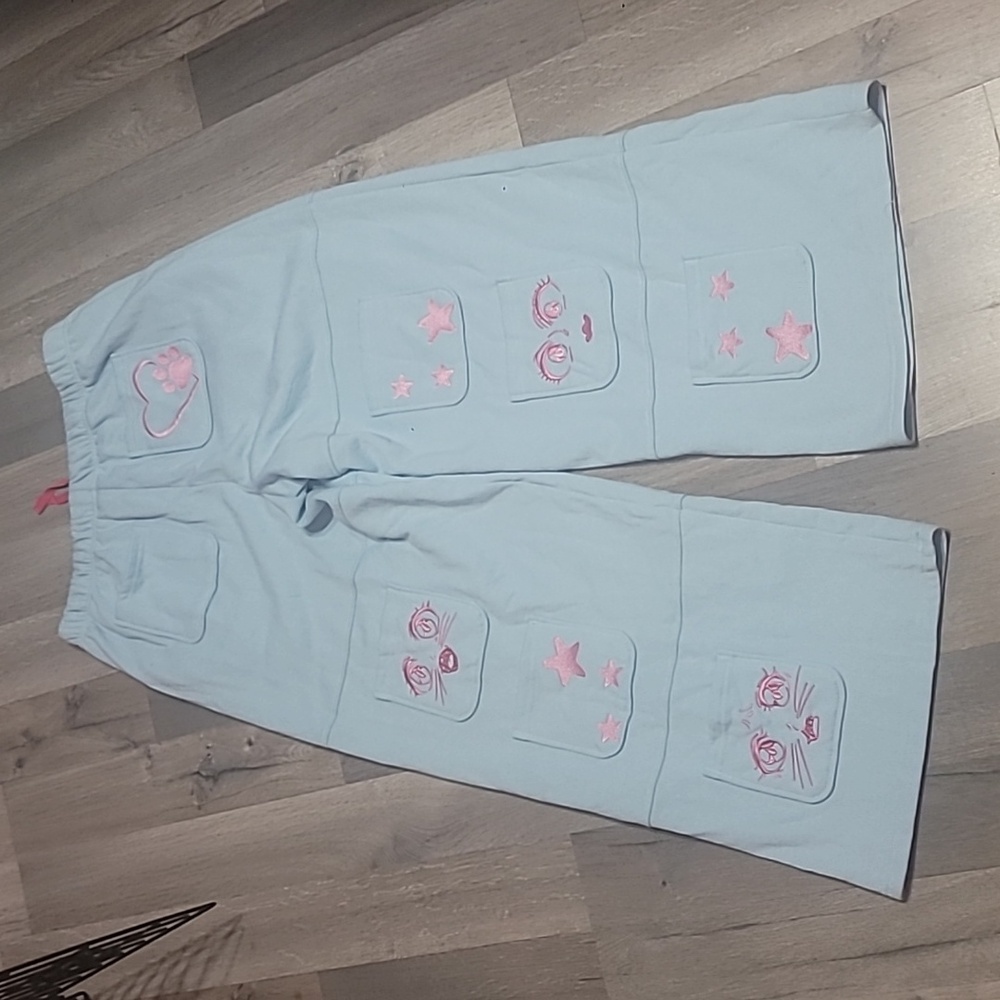 Sweet Society Hot Topic Kawaii Lounge Sweatpants Cargo Style Size Xxl - Picture 4 of 5